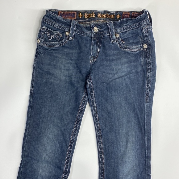 Rock Revival Deborah Easy Boot Jeans Size 28 - Picture 2 of 15